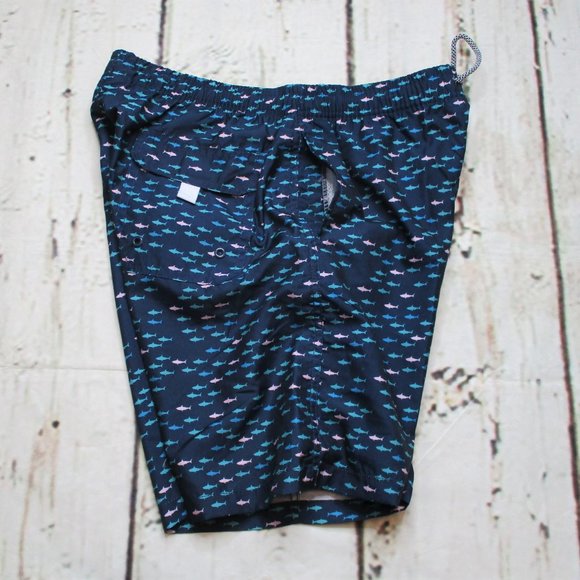 Beautiful Giant Shark Attack Swim Trunks - Picture 5 of 8